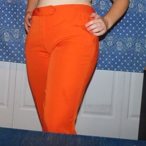 Orange Capri pants